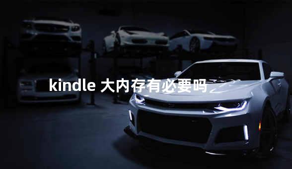 kindle 大内存有必要吗